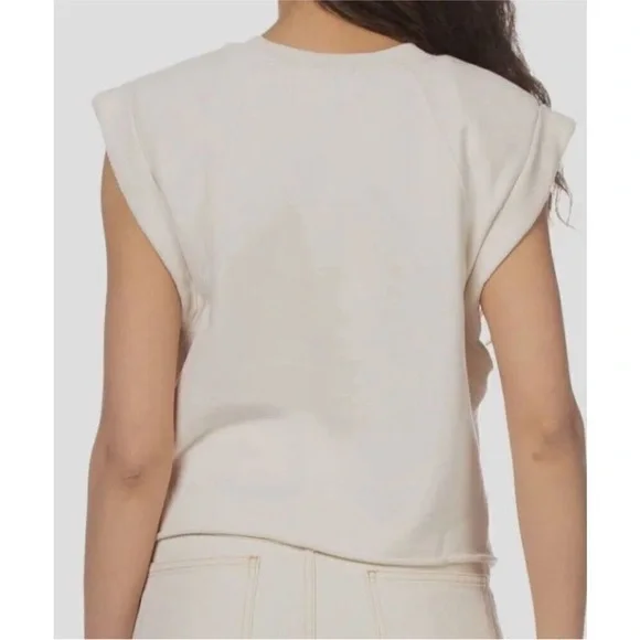 Frame $168 Women's White Crewneck Roll
Sleeve Sweatshirt Sweater Size XS - Picture 2 of 5